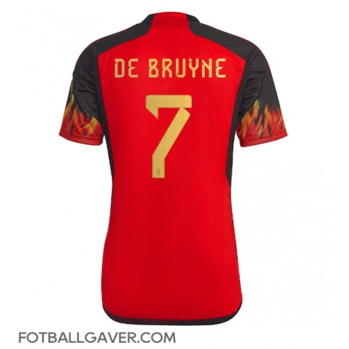Belgia Kevin De Bruyne #7 Fotballklær Hjemmedrakt VM 2022 Kortermet